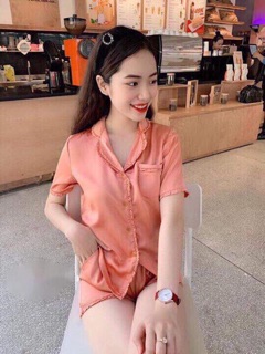 Bộ ngủ lụa đùi