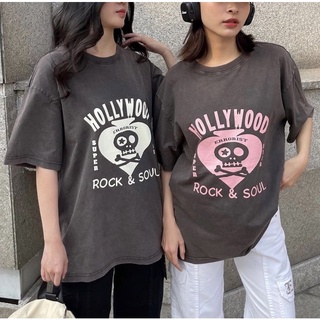 Áo ERRORIST hollywood wash nâu