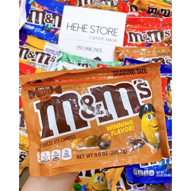 Socola M&amp;M's Mỹ nhiều loại date xa