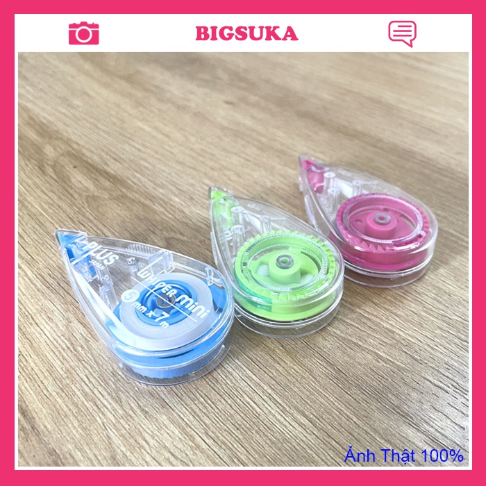 Bút xóa kéo Plus mini nhỏ gọn BIGSUKA