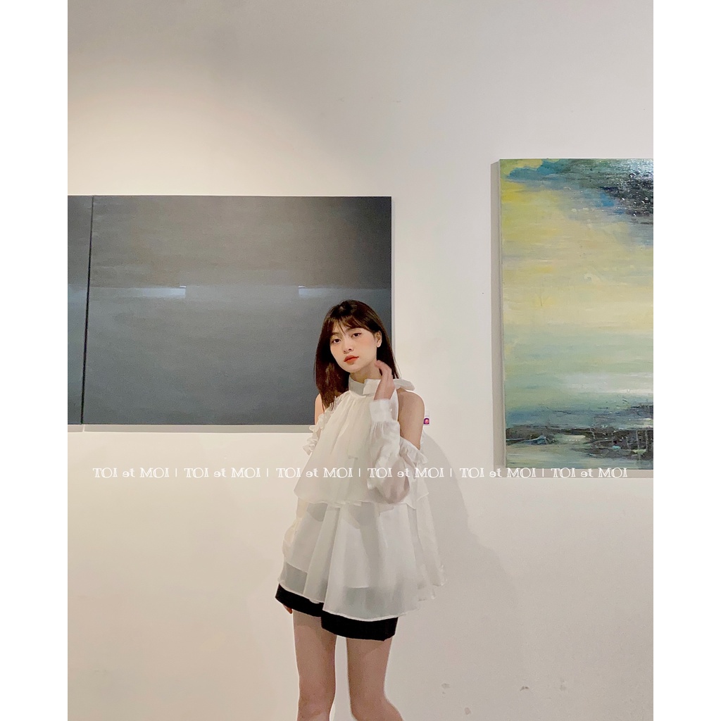 ÁO TƠ NHŨ TRẮNG HỞ VAI _TOI et MOI