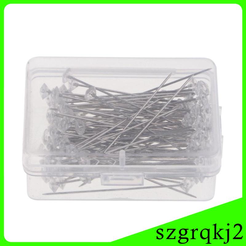 Set 200 Ghim Kim Cương Giả Cho Trang Trí Bó Hoa Cưới