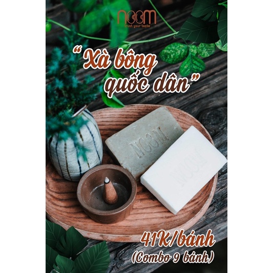 Xà bông Noom mềm mại, mịn màng cho làn da