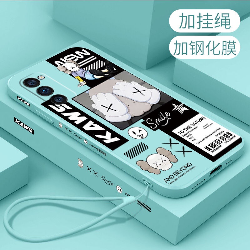 Kaws Ốp Điện Thoại silicone Mềm Hoạt Hình Cho Samsung M52 5G a12 m12 a7 2018 a750 a02 m02 a31 a11 a21s m31