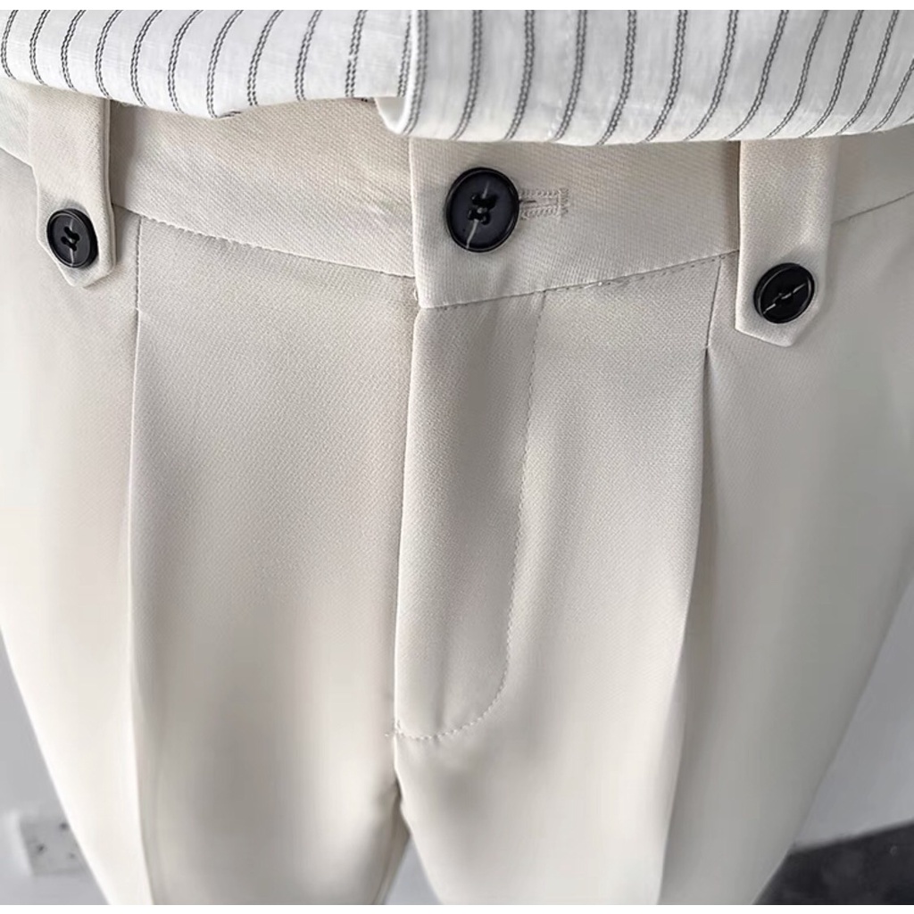 Quần tây nam hàn quốc mẫu Mới - Thiết kế cạp co giãn trẻ trung hiện đại năng động unisex basic phong cách hàn