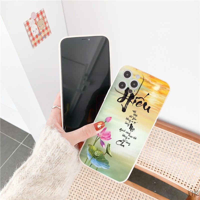 Ốp lưng iphone couple cho cha mẹ và con ý nghĩa đẹp mềm viền vuông ốp iphone x/xr/xsmax/xs/11promax/12promax/13promax/6