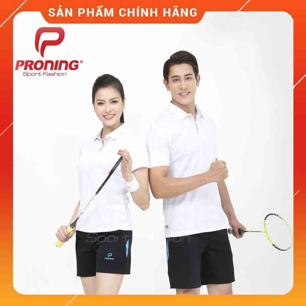 [ Chính Hãng ] Áo thể thao Proning Nam Nữ MC-8985 - AC-3385 - Trắng