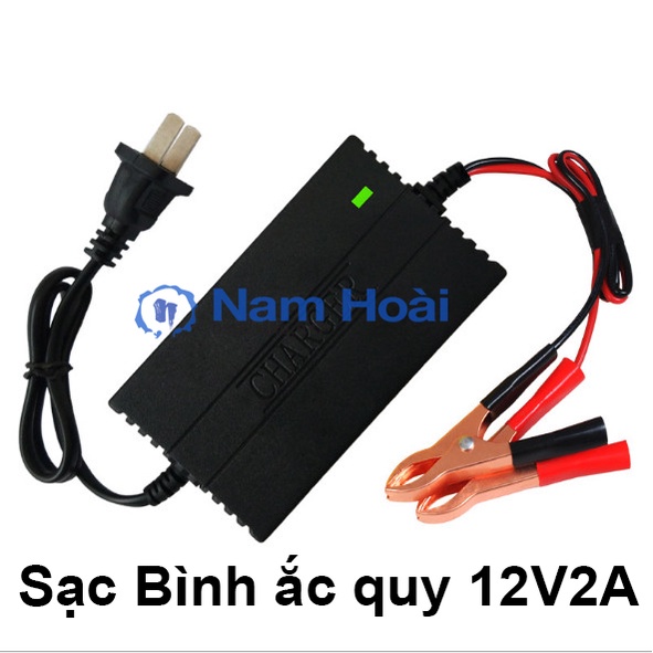 Sạc Bình ắc quy 12V2A 12V3A 12V6A, Sạc acquy từ 4-20-80Ah, Sạc và Phục hồi Cho Cả Bình Khô Và Nước Xe Máy, ô tô, xe điện
