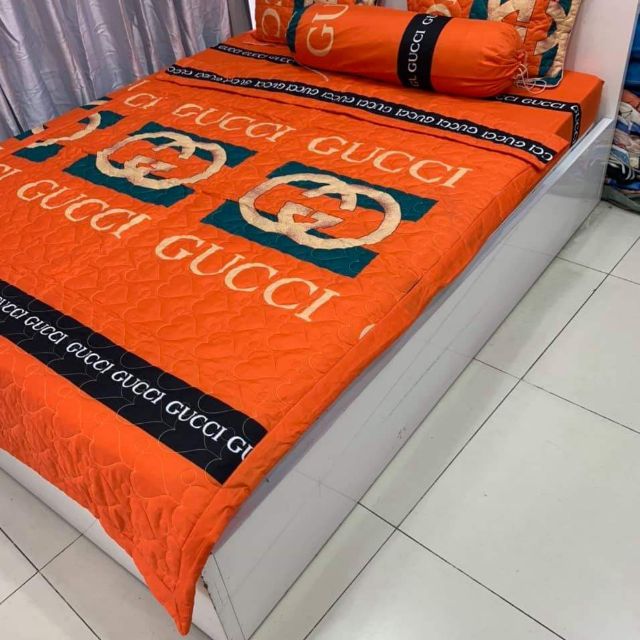 Sét chăn gra gối Gucci