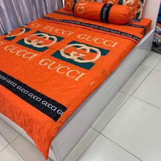 Sét chăn gra gối Gucci