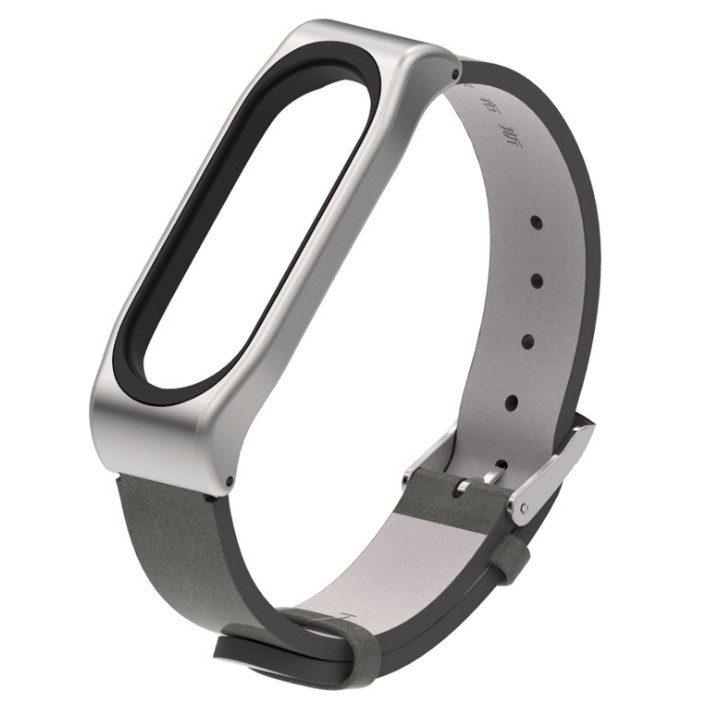 Dây đeo thay thế cho Xiaomi Miband 3 - 4-5 MB14 da PU thời trang