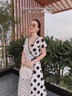 Đầm chấm bi bigsize