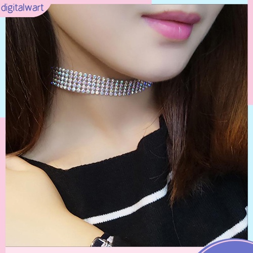 Vòng Cổ Choker Đính Đá Lấp Lánh Thời Trang Dành Cho Nữ