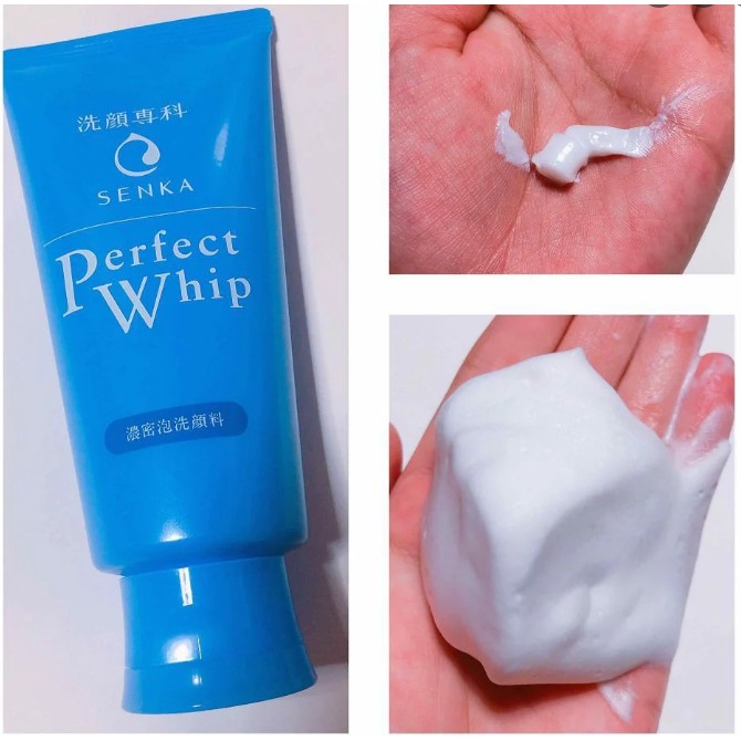 Sửa Rửa Mặt Senka Perfect Whip Collagen Tạo Bọt Mịn Màng Và Làm Sáng Da 120gr | BigBuy360 - bigbuy360.vn