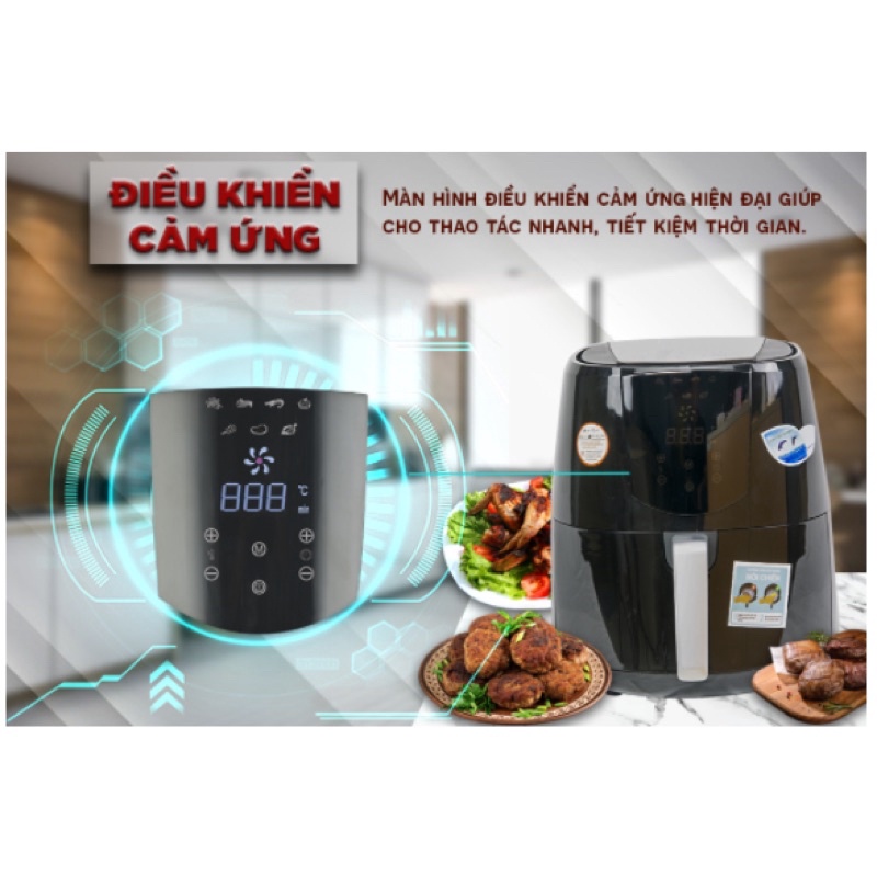 PERFECT - Nồi chiên không dầu điện tử 5L