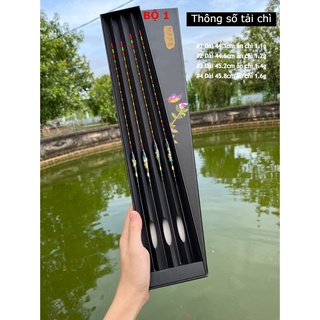Bộ 4 phao nano câu đài cao cấp. phao câu cá tổng hợp. phao câu đài