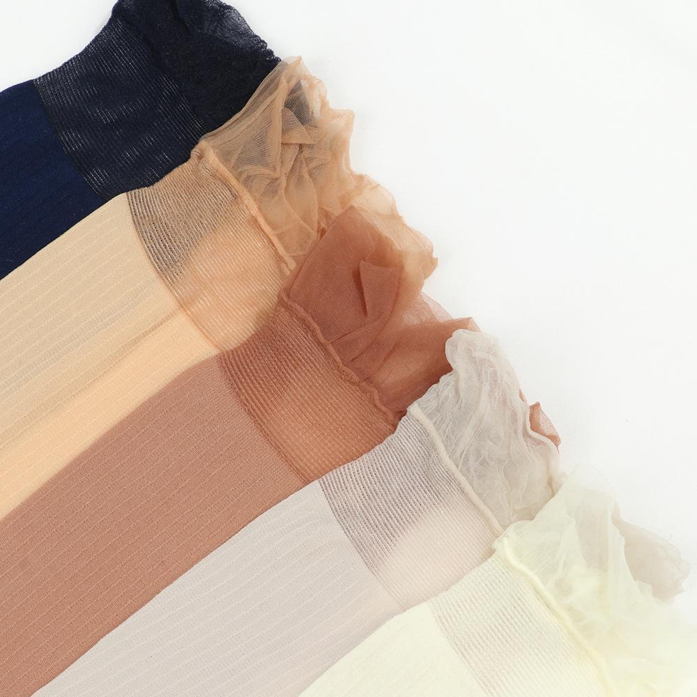 Vớ Lụa Co Giãn Họa Tiết MELODG MELODG MELODG Dễ Thương Dành Cho Nữ|Tất Ren Trơn Màu Xinh Xắn Dành Cho Nữ