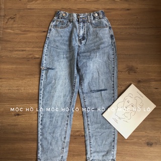 Quần baggy rách vạch