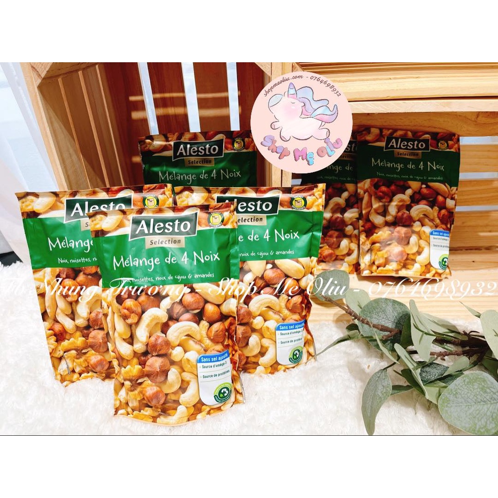 Hạt thập cẩm 4 loại hạt cao cấp Alesto 250g date 11/22