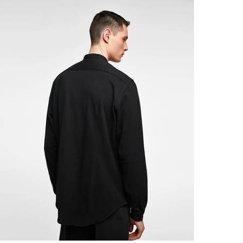 _FREE SHIP 99K_Áo Sơ Mi Cổ Tàu Nam Hàn Quốc Vải Lụa cotton Chống Nhăn và xù co giãn nhẹ.(CAM KẾT ẢNH THẬT) | BigBuy360 - bigbuy360.vn
