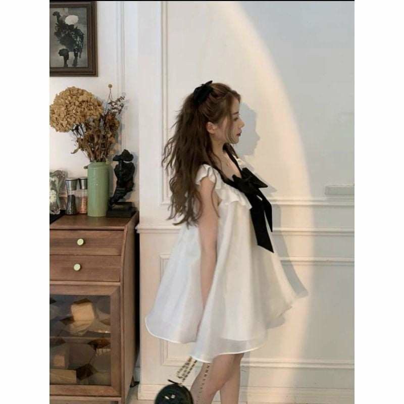 [Freesize]_DN111_Set bộ cánh tiên 2 lớp phòng cách Hàn Quốc đi chơi / ở nhà