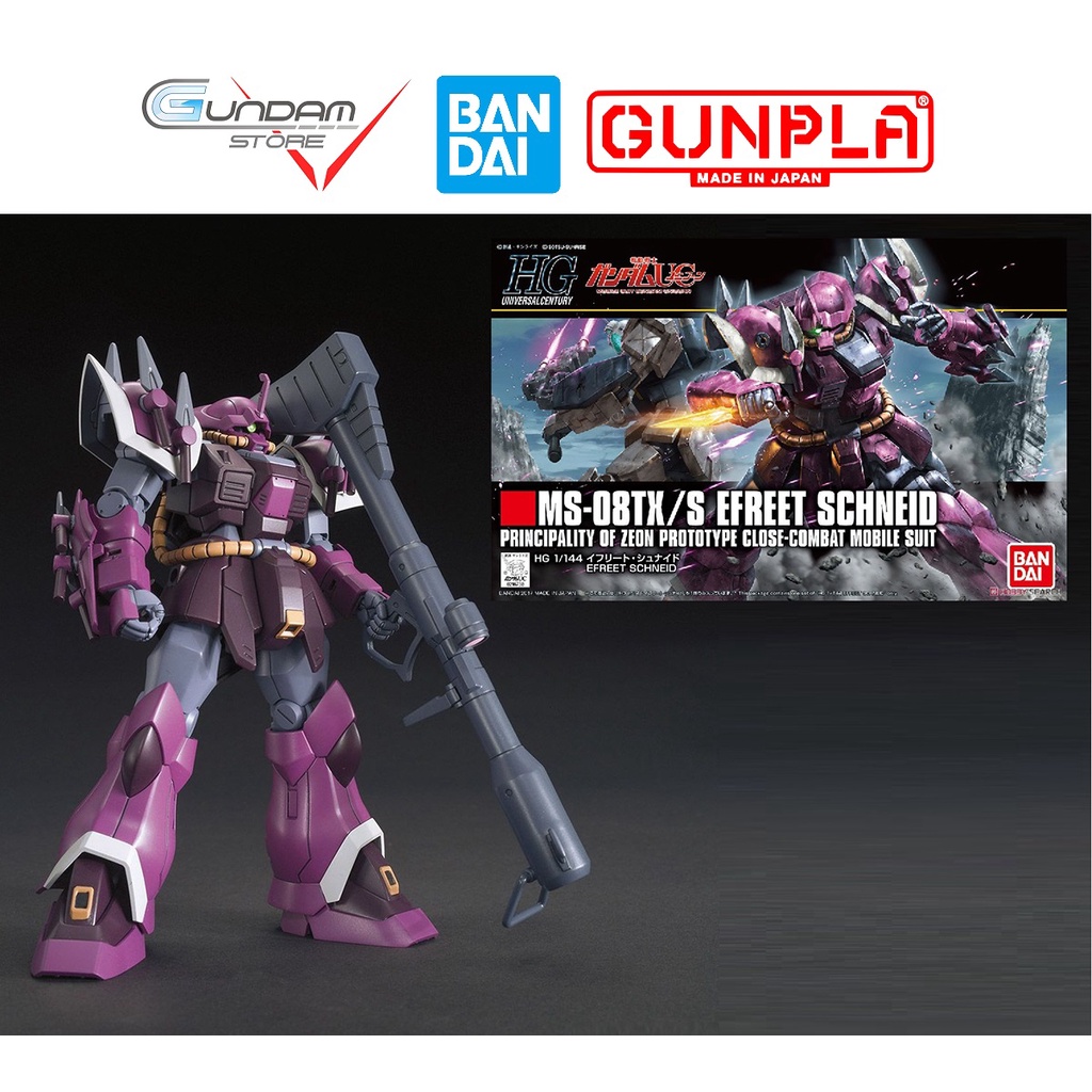 Mô Hình Gundam HG EFREET SCHNEID HGUC 1/144 High Grade Bandai Đồ Chơi Lắp Ráp Anime Nhật