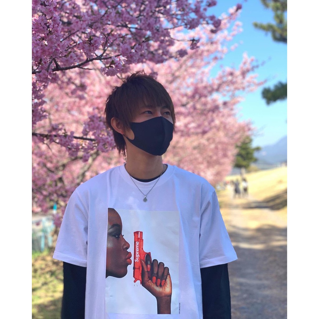 ⚡️[CHỈ 1 NGÀY] - Áo tee Supreme SS21 Water Pistol Tee T-shirt White cao cấp full tag túi, áo thun supreme