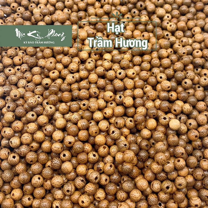 Set 100 Hạt Trầm Hương Đủ Size Tự Làm Vòng Theo Ý MỘC KỲ PHONG Hàng Tự Nhiên Bảo Hành 24 Tháng