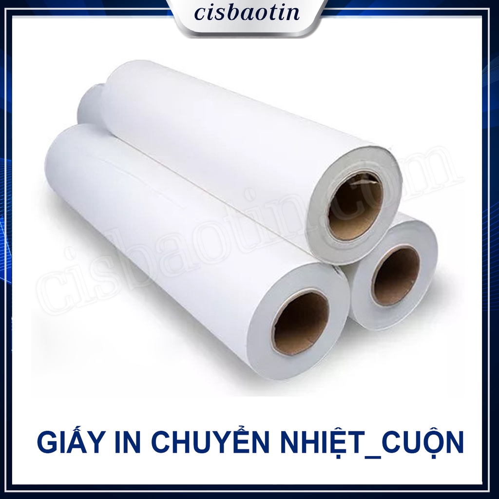 GIẤY IN CUỘN CHUYỂN NHIỆT SUBLIMATION MÀU TRẮNG