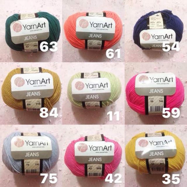 Len jeans yarn art 50g