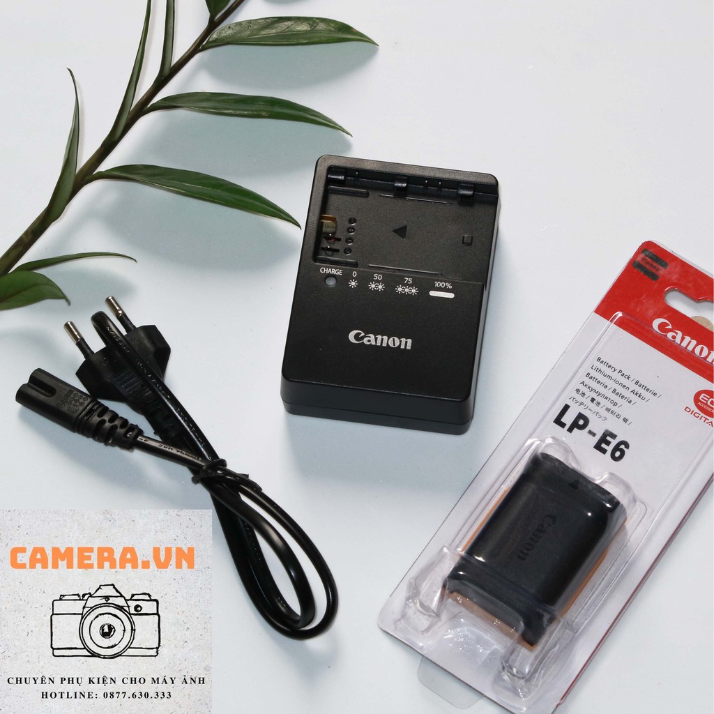 Sạc pin Canon LC E6E CAO CẤP TỰ NHẮT cho pin canon Lp E6 dùng Canon 5DII , 5DIII , 6D , 7D, 70D, canon 60D