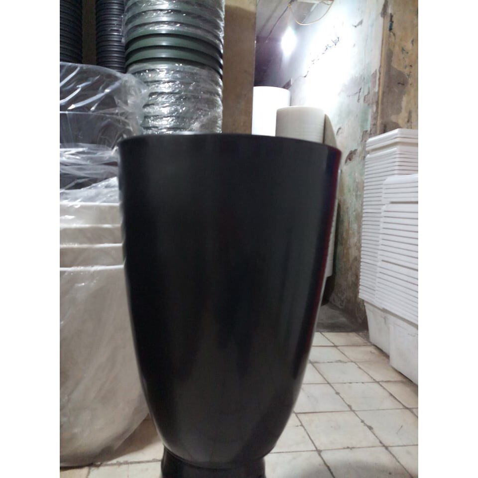 chậu nhựa làm sẵn xốp phủ rêu cắm cây giả