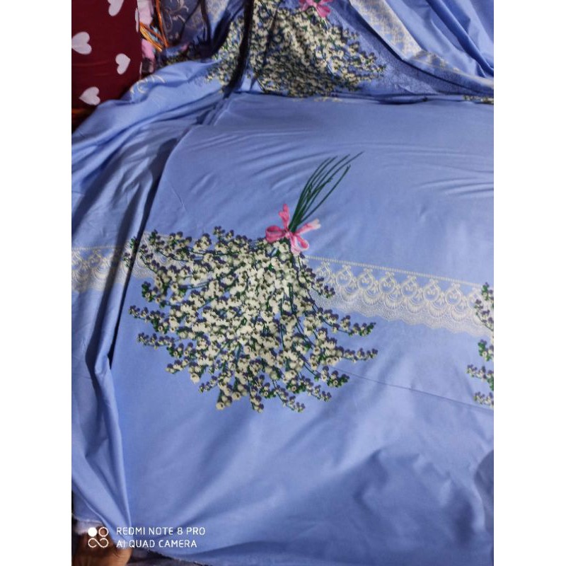Vải thô cotton chuyên dụng may ga gối khổ rộng2,35m