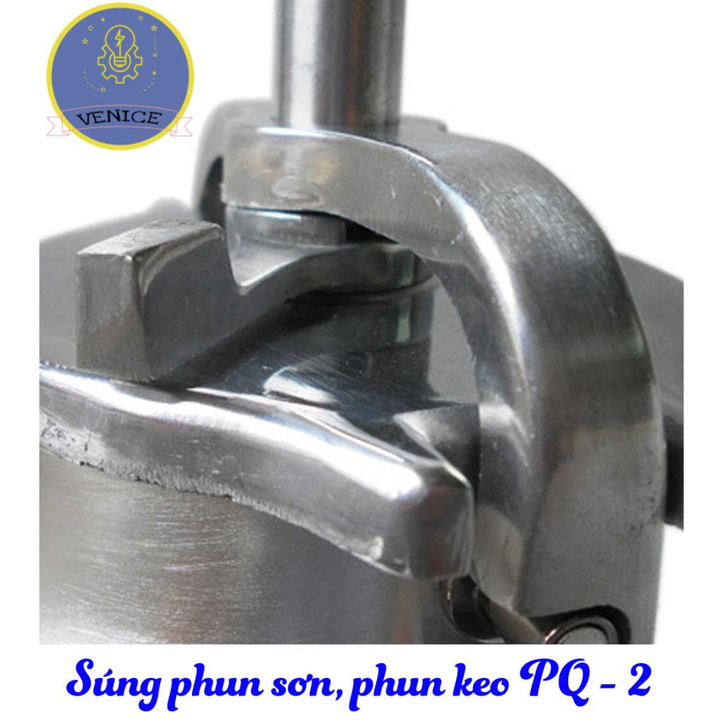 Súng phun sơn, phun keo PQ-2 - Dùng máy nén khí - Phân phối chính hãng - Bảo hành 12 tháng