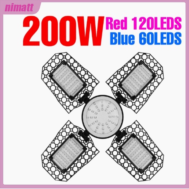 Bóng Đèn Led E27 Ac85-265v 200w 300w 400w Chuyên Dụng Cho Cây Trồng