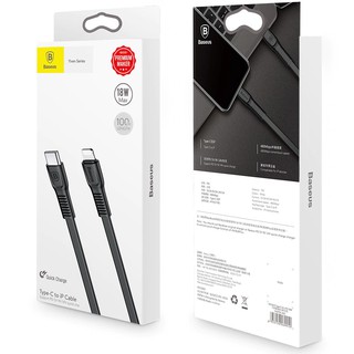 Cáp Type C to Lighting Baseus 18W hỗ trợ PD Power Delivery