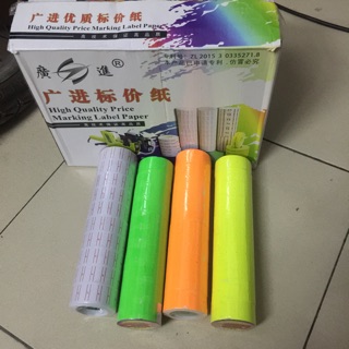 100 cuộn giấy dán giá tiền, giấy bắn giá tiền ( 100 cuộn/10 cây)