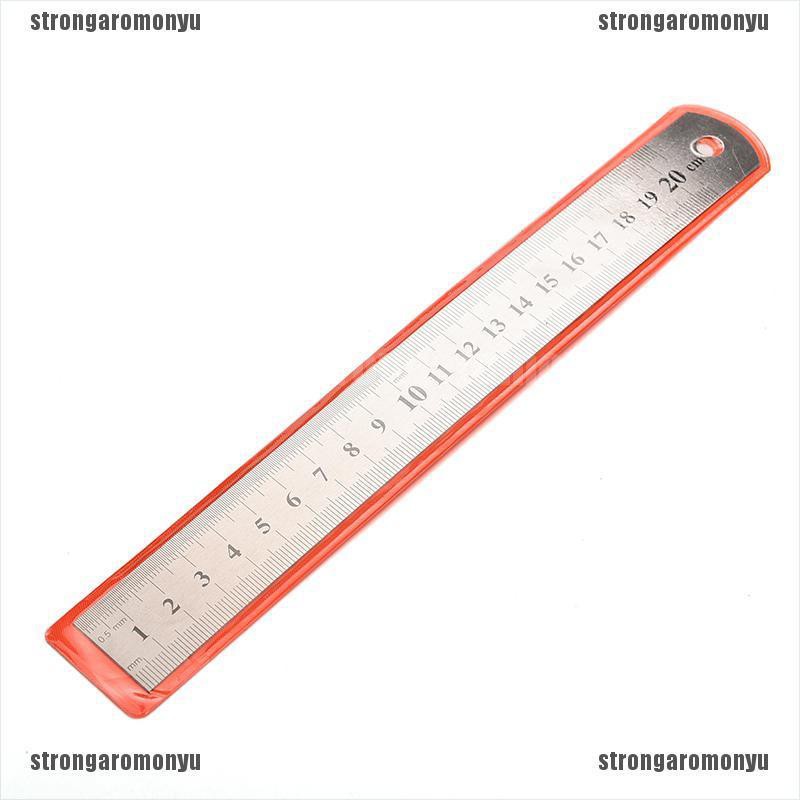 Thước Đo Hai Mặt Bằng Kim Loại Dài 20cm