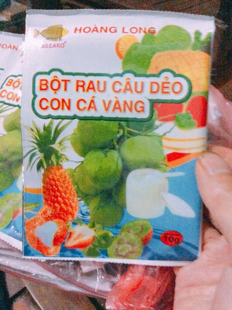 Bột rau câu dẻo con cá vàng( 10g)