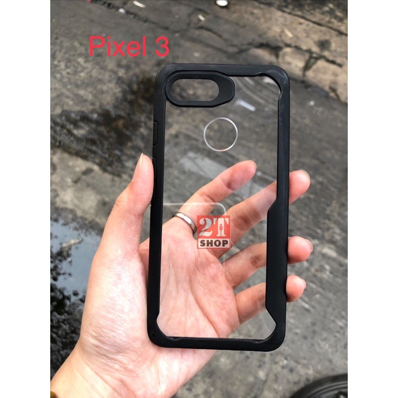 ỐP LƯNG GOOGLE PIXEL 3 VIỀN ĐEN, CỰC ĐẸP NHƯ RINGKE, ỐP CẦM CHẮC TAY