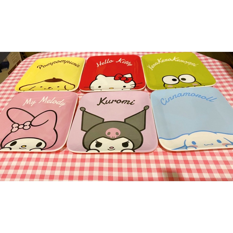 Dĩa / Đĩa sứ dễ thương Sanrio Hello Kitty, Pompom Purin, Cinnamoroll