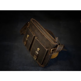 MESSENGERBAG Da bò sáp, cực đẹp và bền bỉ.
