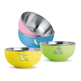Chén Inox 2 lớp cách nhiệt cho bé Zebra Kiddy 11cm- 124002. Inox 304 cao cấp an toàn