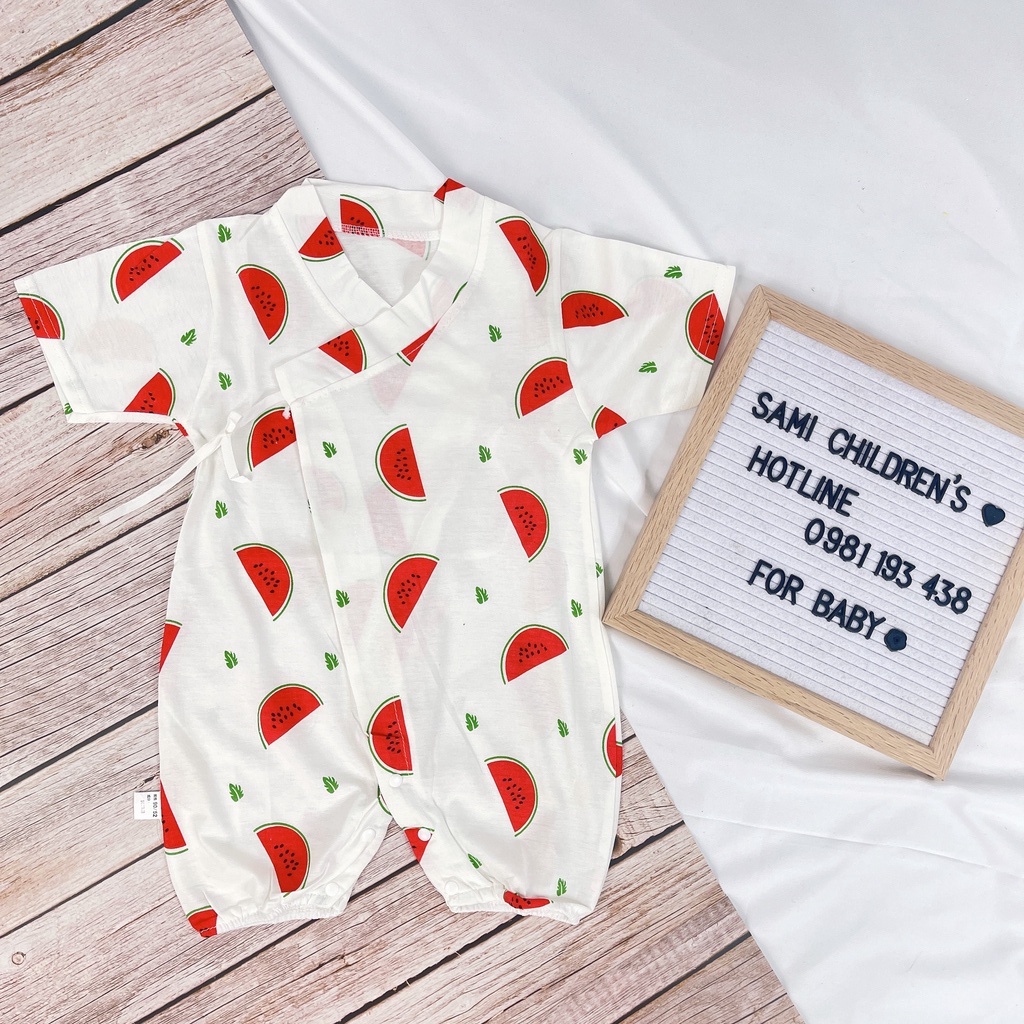 PIJAMA BODYSUIT CHO BÉ SƠ SINH - Ảnh thật