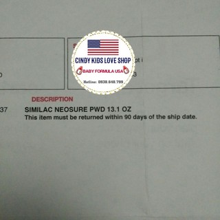 Sữa bột Similac NeoSure (từ 0 đến 12 tháng) 371g
