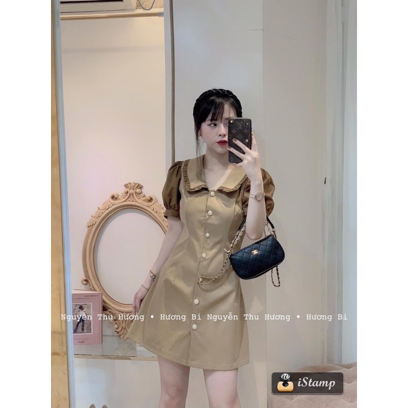 Váy phối cổ tay bồng | BigBuy360 - bigbuy360.vn