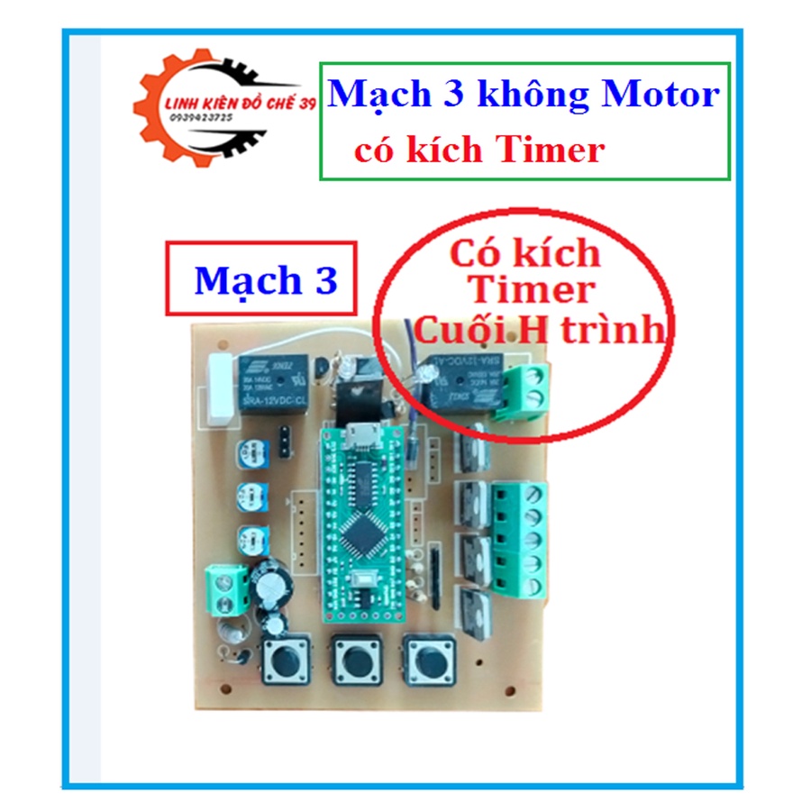 Mạch khiển động cơ bước - có Driver  ( code hản cell pin )