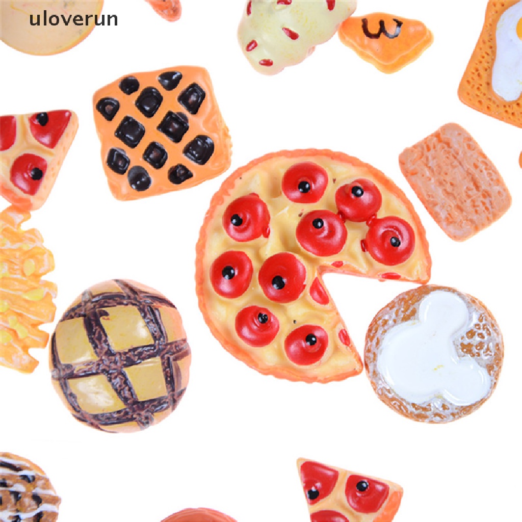 Set 10 Đồ trang trí Thức Ăn / Điện Thoại Mini Trang Trí Nhà Búp Bê