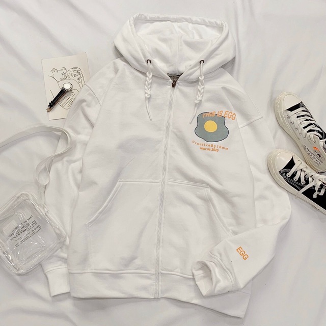 Áo Khoác Nỉ Hoodie EGGS Unisex (ẢNH THÂT) | BigBuy360 - bigbuy360.vn
