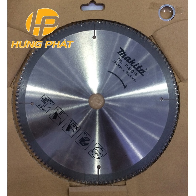 {Chính hãng} Lưỡi cắt nhôm Makita  255mm (P-68002 255 x 25.4 x 100T và P-84355- 255 x 25.4 x 120T)